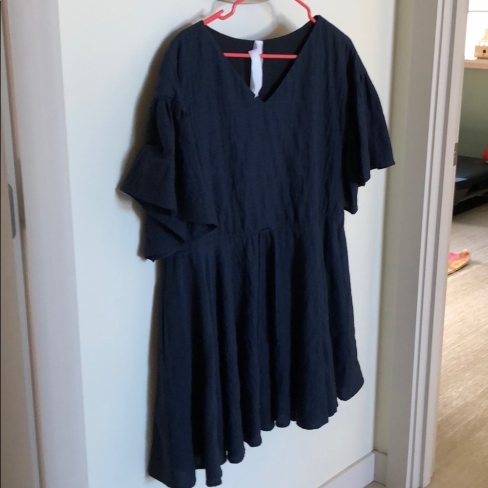 Merlette cinch waist mini dress